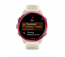 Умные часы Garmin Forerunner 570 42мм (малиновый/бежевый)