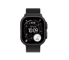 Apple Watch Ultra 3 LTE 49 мм (титановый корпус, черный/черный, миланская петля – M) MF1Q4