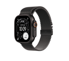 Apple Watch Ultra 3 LTE 49 мм (титановый корпус, черный/черный, миланская петля – M) MF1Q4