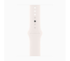 Умные часы Apple Watch SE 3 40 мм (алюминиевый корпус, звездный свет/звездный свет, спортивный силиконовый ремешок M/L) MEH54