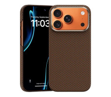 Чехол для iPhone 17 Pro Kelvar золотой