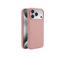 Чехол Leather with MagSafe для iPhone 17 Pro Max (персиковый)