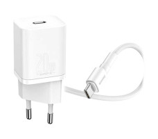 Сетевое зарядное Baseus Super Si Quick Charger 1C 20W EU White (CCSUP-B02)