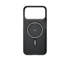 Чехол Pitaka Ultra-Slim Case for iPhone 17 Pro Max Black/Grey (PitaTap™)