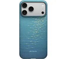 Чехол Pitaka Ultra-Slim case (PitaTap) для iPhone 17 Pro Lucid Blue