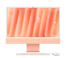 Моноблок Apple iMac 24 M4 (2024) Orange (Оранжевый) (M4 8-core CPU/16GB/256Gb/8-Core GPU) Z1E8