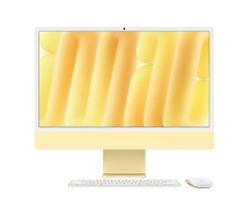 Моноблок Apple iMac 24 M4 (2024) Yellow (Желтый) (M4 8-core CPU/16GB/256Gb/8-Core GPU) Z1E3