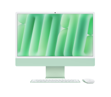 Моноблок Apple iMac 24 M4 (2024) Nano Texture Glass Green (Зеленый) (M4 10-core CPU/24GB/256Gb/10-Core GPU)