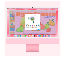 Моноблок Apple iMac 24 M4 (2024) Nano Texture Glass Pink (Розовый) (M4 10-core CPU/16GB/256Gb/10-Core GPU)