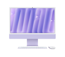 Моноблок Apple iMac 24 M4 (2024) Purple (Фиолетовый) (M4 8-core CPU/16GB/512Gb/8-Core GPU)
