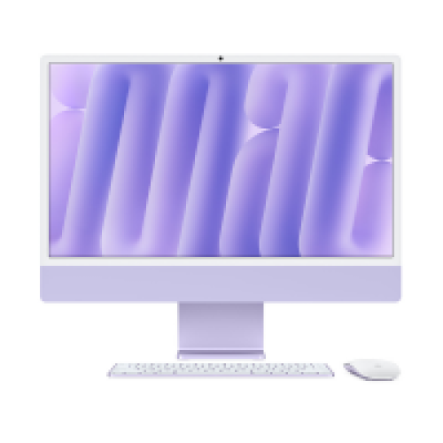 Моноблок Apple iMac 24 M4 (2024) Purple (Фиолетовый) (M4 8-core CPU/16GB/512Gb/8-Core GPU)