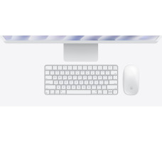 Моноблок Apple iMac 24 M4 (2024) Nano Texture Glass Silver (Серебристый) (M4 10-core CPU/24GB/512Gb/10-Core GPU)