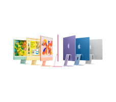 Моноблок Apple iMac 24 M4 (2024) Nano Texture Glass Pink (Розовый) (M4 10-core CPU/24GB/1Tb/10-Core GPU)