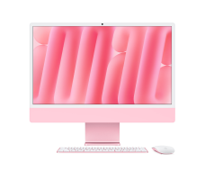 Моноблок Apple iMac 24 M4 (2024) Nano Texture Glass Pink (Розовый) (M4 10-core CPU/32GB/512Gb/10-Core GPU)