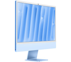 Моноблок Apple iMac 24 M4 (2024) Nano Texture Glass Blue (Синий) (M4 10-core CPU/32GB/2Tb/10-Core GPU)