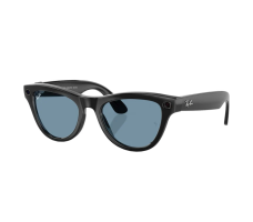 Умные очки Ray-Ban Meta Skyler RW4010 (черный глянцевый/синий)