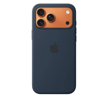 Чехол для iPhone 17 Pro Max Silicone Case With MagSafe and Camera Control (Синий)
