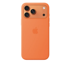 Чехол для iPhone 17 Pro Max Silicone Case With MagSafe and Camera Control (Оранжевый)