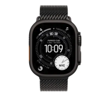 Умные часы Apple Watch Ultra 3 LTE 49 мм (титановый корпус, черный/черный, миланская петля – L) MF1T4