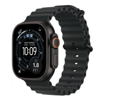 Умные часы Apple Watch Ultra 3 LTE 49 мм (титановый корпус, черный/черный, ремешок из эластомера) MF0J4