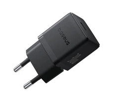 Сетевое зарядное Baseus Palm P10111605113-01 Fast Charger 1C 30W EU Cluster черный (с кабелем Type-C to Type-C 60W 1m Cluster)
