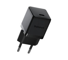 Сетевое зарядное Baseus Palm P10111605113-01 Fast Charger 1C 30W EU Cluster черный (с кабелем Type-C to Type-C 60W 1m Cluster)