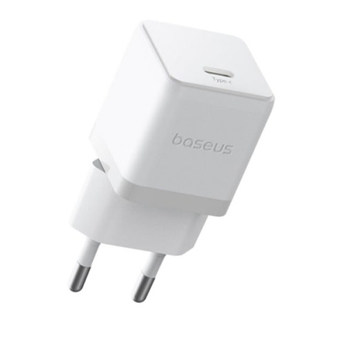 Сетевое зарядное Baseus Palm P10111605213-01 Fast Charger 1C 30W EU белый (с кабелем Type-C to Type-C 60W 1m)
