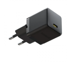Сетевое зарядное Baseus Palm P10111602113-01 Fast Charger 1C 20W EU Cluster черный (с кабелем USB-C to USB-C 60W 1m Cluster Black)