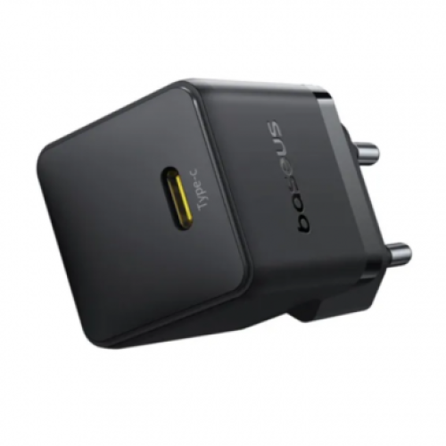 Сетевое зарядное Baseus Palm P10111602113-01 Fast Charger 1C 20W EU Cluster черный (с кабелем USB-C to USB-C 60W 1m Cluster Black)