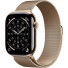 Умные часы Apple Watch Series 11 LTE 46 мм (титановый корпус, золотистый/золотистый, миланская петля)