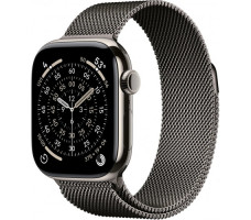 Умные часы Apple Watch Series 11 LTE 42 мм (титановый корпус, сланец/сланец, миланская петля) MF8U4