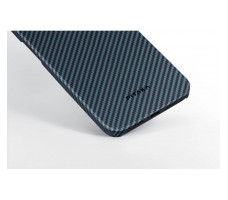 Чехол Pitaka MagEZ Case 4 для iPhone 15 Pro (Black/Blue Twill) 1500D