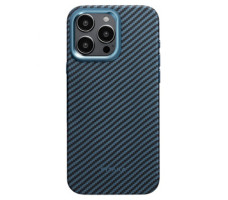 Чехол Pitaka MagEZ Case Pro 4 for iPhone 15 Pro (Black/Blue Twill) 1500D	