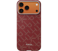 Чехол Pitaka Monogram-Gold/Red Ultra-Slim Case for iPhone 17 Pro Max	