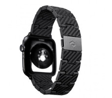 Браслет Pitaka для Apple Watch 42/44/45 из углеродного волокна - Retro