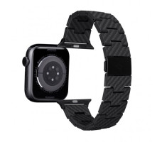 Браслет Pitaka для Apple Watch 42/44/45 из углеродного волокна - Retro