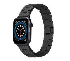 Браслет Pitaka для Apple Watch 42/44/45 из углеродного волокна - Retro