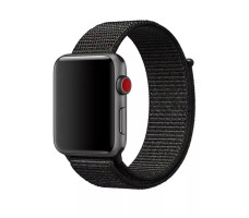 Тканевый ремешок для Apple Watch 45 mm, 46 mm, 49 mm Черный