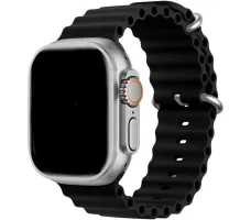 Силиконовый ремешок Sport Band для Apple Watch 45 mm, 46 mm, 49 mm Черный