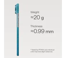 Чехол Pitaka Glints of Gold Ultra-Slim Case for iPhone 17 (Lucid Blue)