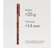 Чехол Pitaka Ultra Slim Case Happiness Rides for iPhone 17 Pro Cinnabar Steed