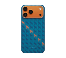 Чехол Pitaka Ultra Slim Case Happiness Rides for iPhone 17 Pro Indigo