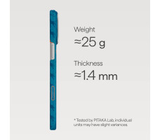 Чехол Pitaka Ultra Slim Case Happiness Rides for iPhone 17 Pro Max Indigo