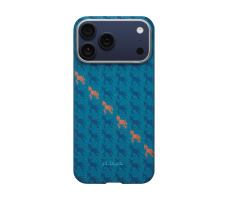 Чехол Pitaka Ultra Slim Case Happiness Rides for iPhone 17 Pro Max Indigo