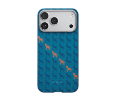 Чехол Pitaka Ultra Slim Case Happiness Rides for iPhone 17 Pro Max Indigo