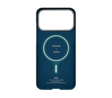 Чехол Pitaka Ultra Slim Case Flora in Grid for iPhone 17 Pro Forest Dawn