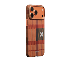 Чехол Pitaka Ultra Slim Case Flora in Grid for iPhone 17 Pro Cloud Dusk