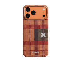 Чехол Pitaka Ultra Slim Case Flora in Grid for iPhone 17 Pro Cloud Dusk