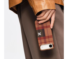 Чехол Pitaka Ultra Slim Case Flora in Grid for iPhone 17 Pro Cloud Dusk