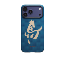 Чехол Pitaka Ink Horse Painting Edge Case for iPhone 17 Pro Max Azure Green